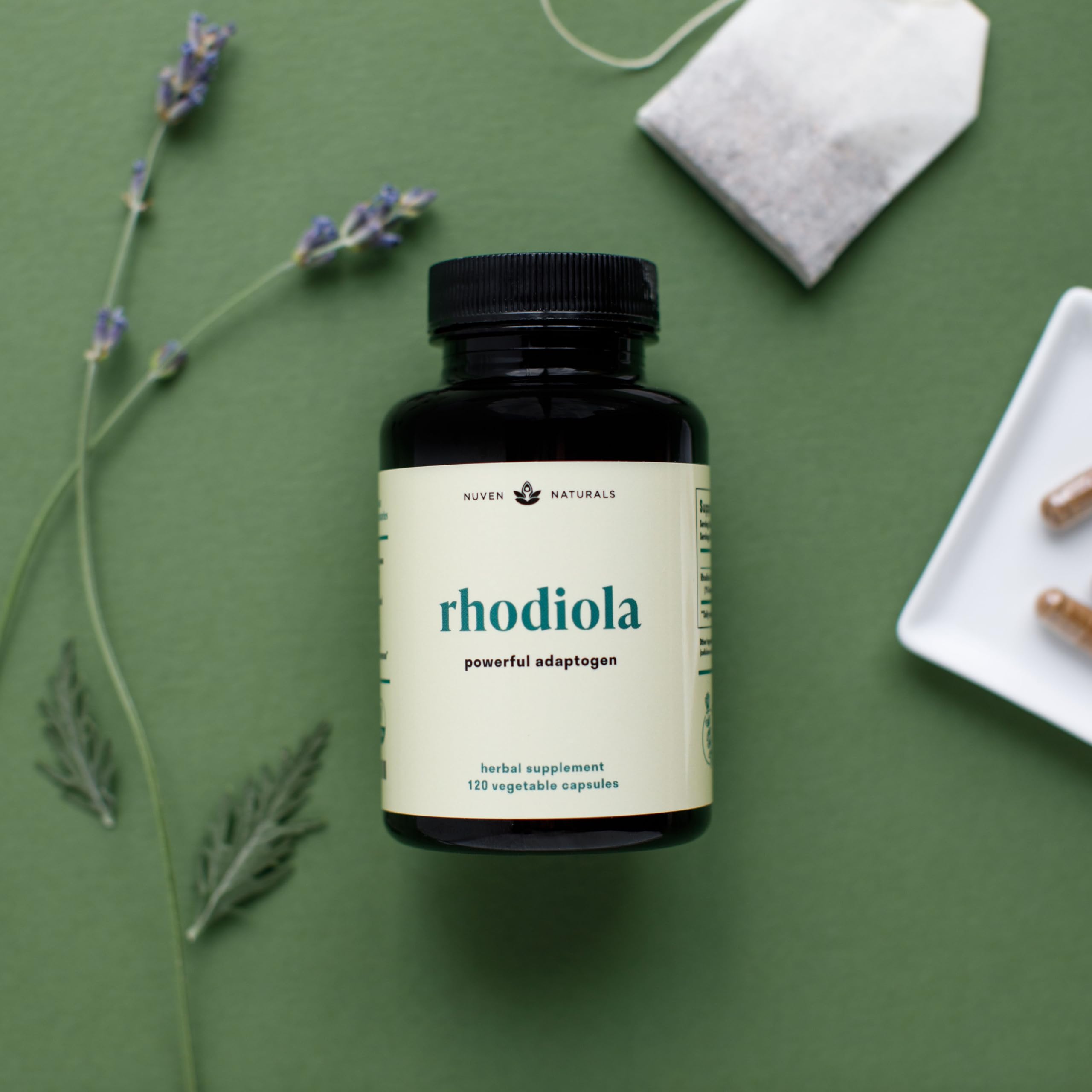 Foto 6 pulgar | Suplemento Nuven Naturals Rhodiola Rosea 600 Mg 120 Cápsulas - Venta Internacional.