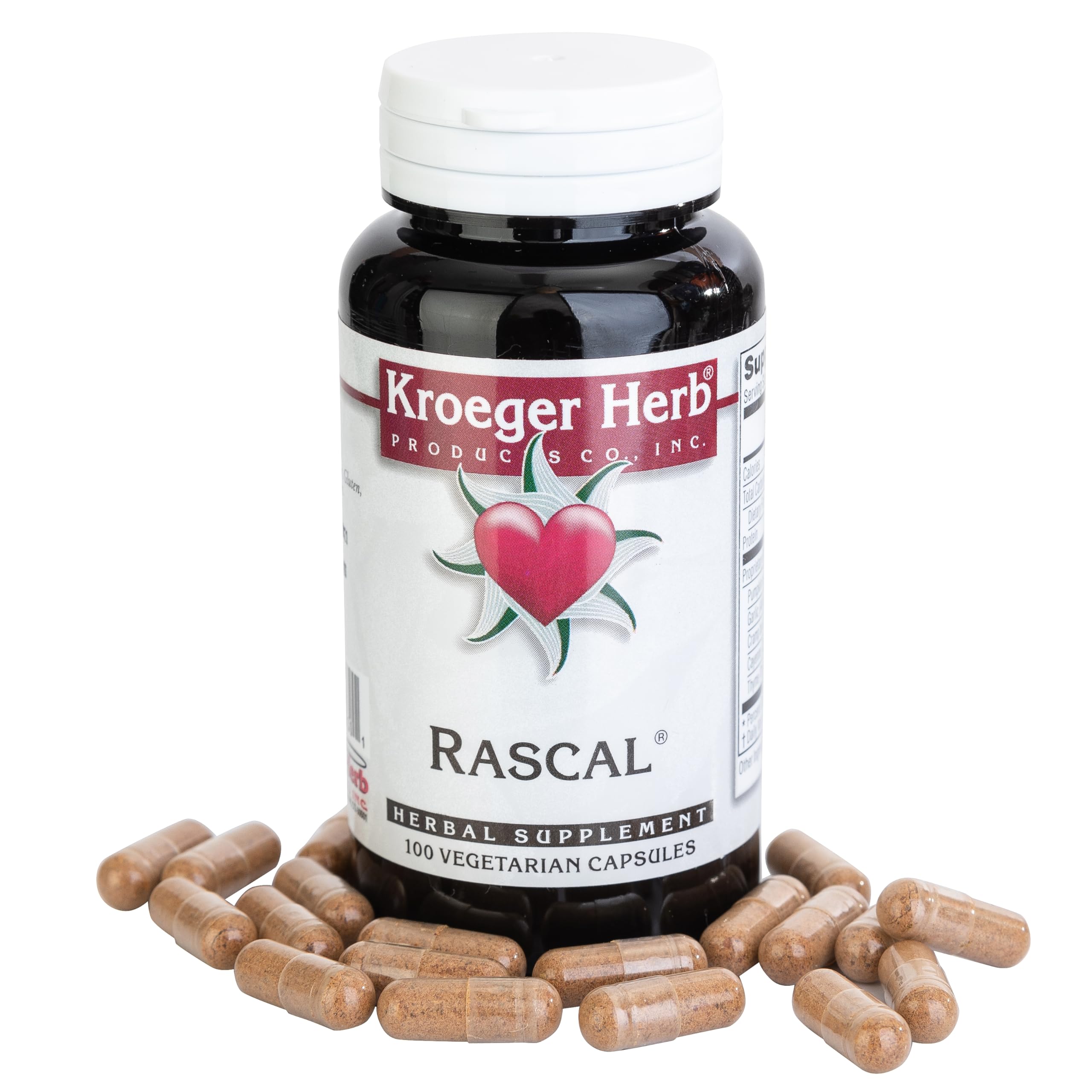 Foto 2 pulgar | Suplemento Kroeger Herb Rascal Balanced Gut & Heart 100 Cápsulas - Venta Internacional.