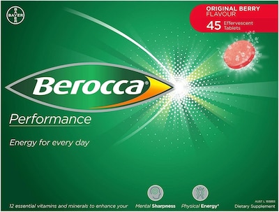 Foto 1 | Suplemento Berocca Performance Original 45 Tabletas Efervescentes - Venta Internacional.