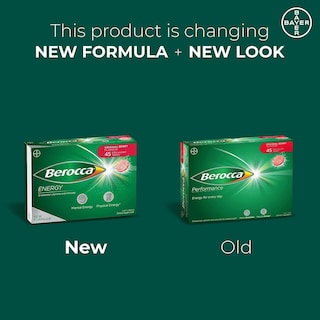 Foto 3 | Suplemento Berocca Performance Original 45 Tabletas Efervescentes - Venta Internacional.