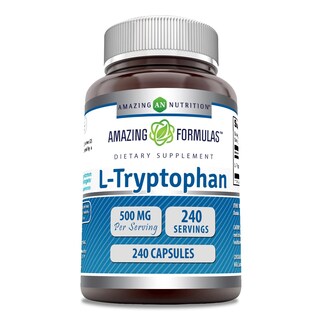Foto 1 | Suplemento Amazing Formulas L-triptófano 500 Mg 240 Cápsulas - Venta Internacional.