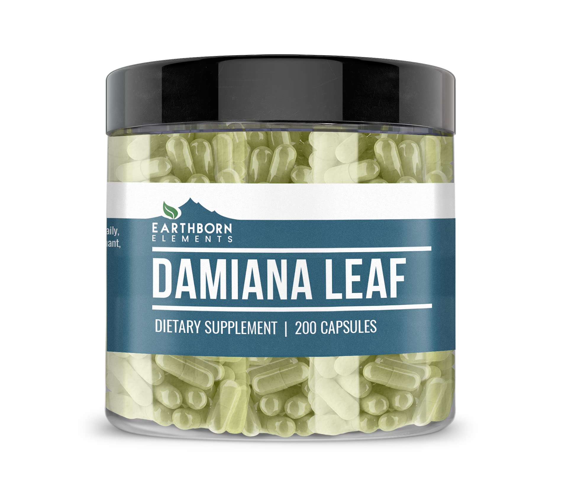 Foto 1 | Suplemento Earthborn Elements Damiana Leaf 200 Cápsulas - Venta Internacional.