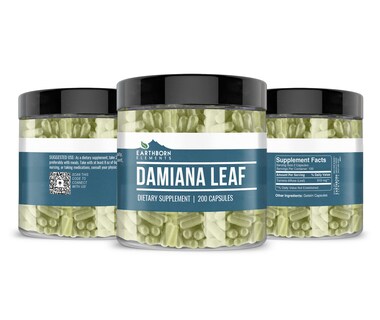 Foto 4 | Suplemento Earthborn Elements Damiana Leaf 200 Cápsulas - Venta Internacional.