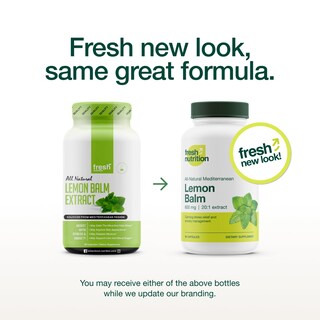 Foto 2 | Extracto De Bálsamo De Limón Supplement Fresh Nutrition 600 Mg 90 Cápsulas - Venta Internacional.
