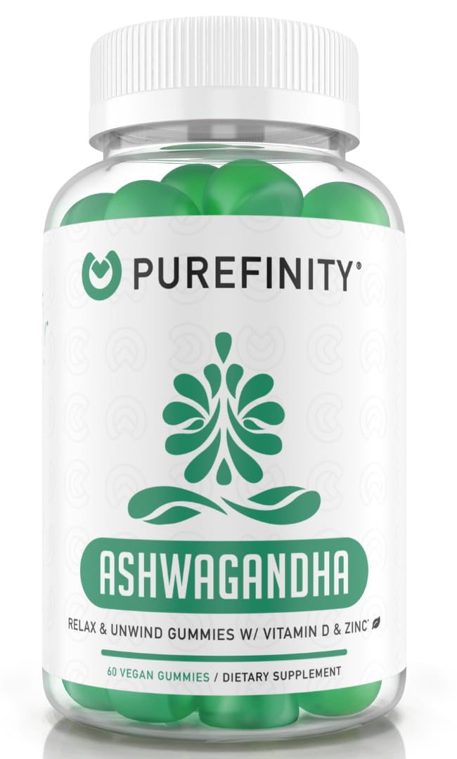 Foto 2 pulgar | Complemente Las Gomitas De Ashwagandha Purefinity Con Vitamina D Y Zinc - Venta Internacional.