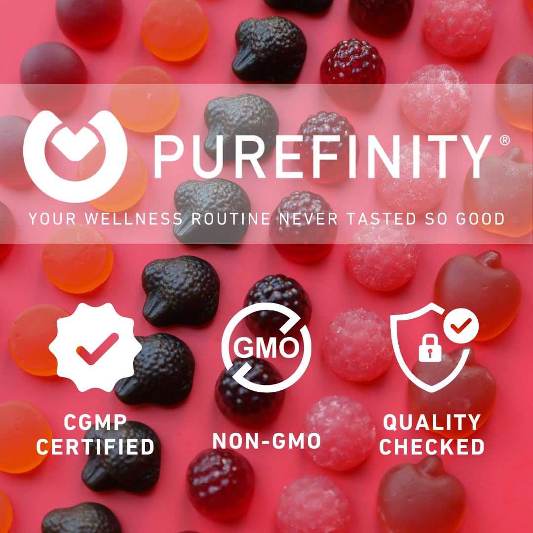 Foto 6 pulgar | Complemente Las Gomitas De Ashwagandha Purefinity Con Vitamina D Y Zinc - Venta Internacional.