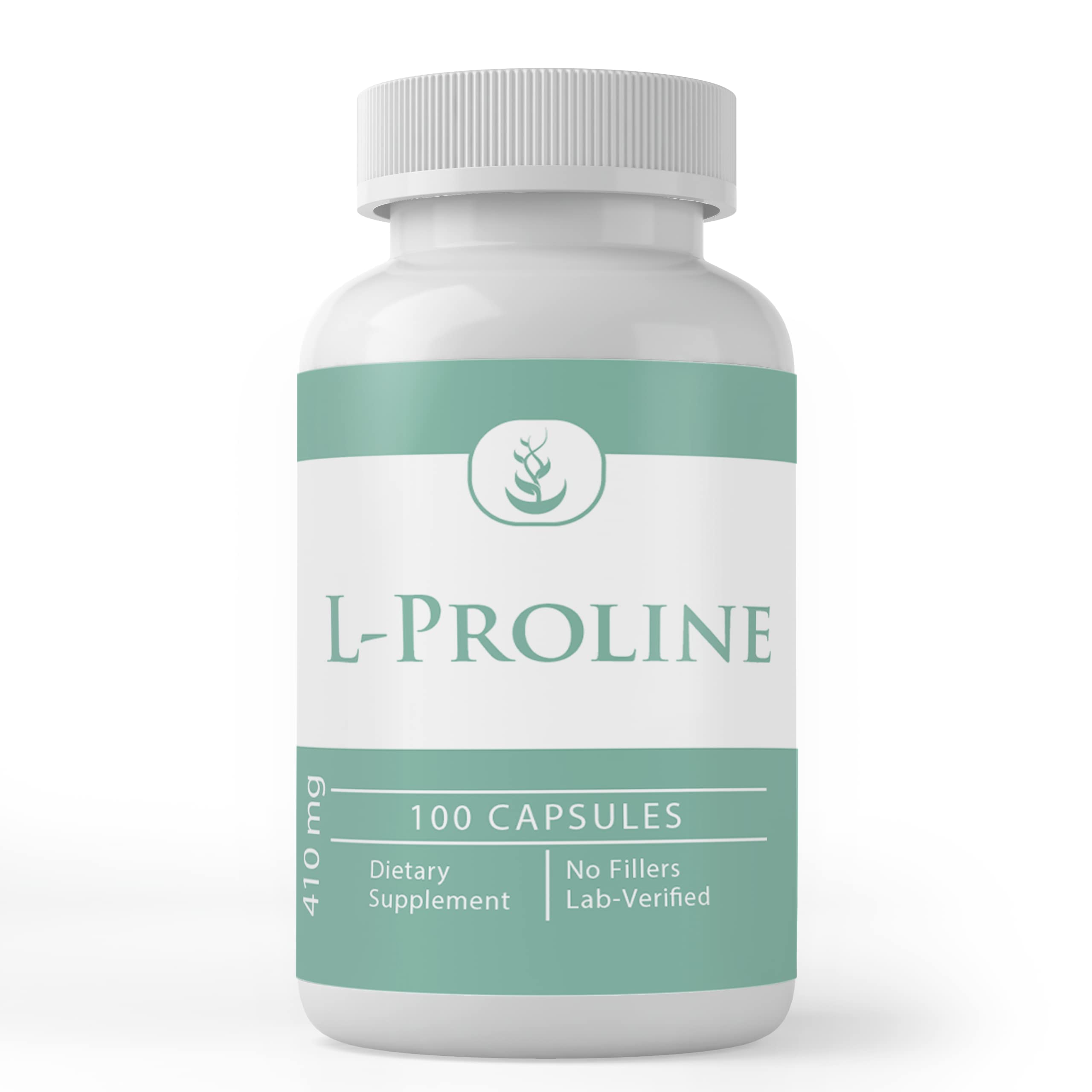 Foto 1 | Suplemento De L-prolina Con Ingredientes Orgánicos Puros, 100 Cápsulas - Venta Internacional.