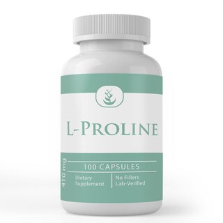 Foto 1 | Suplemento De L-prolina Con Ingredientes Orgánicos Puros, 100 Cápsulas - Venta Internacional.