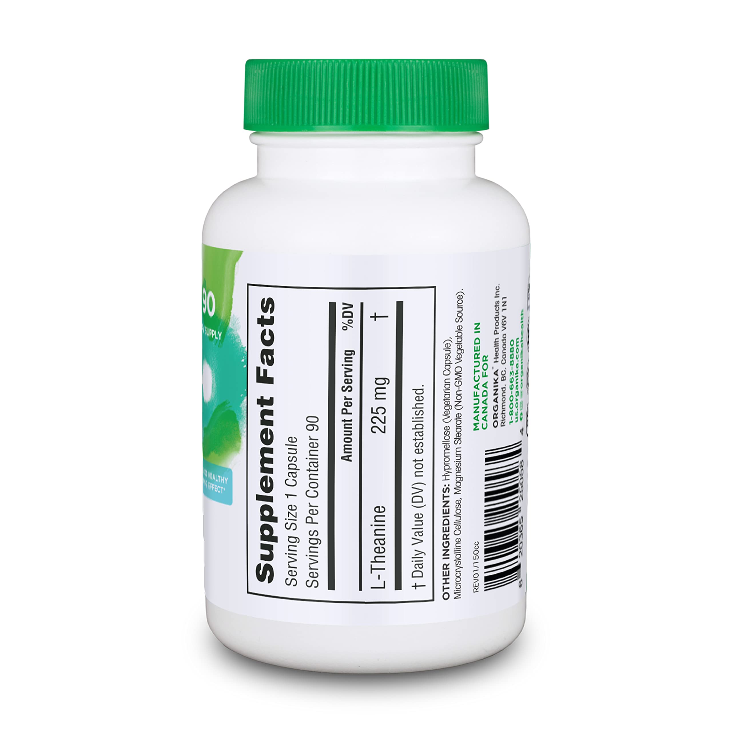 Foto 4 pulgar | Supplement Organika, L-teanina, Ayuda A La Relajación, 90 Cápsulas - Venta Internacional.