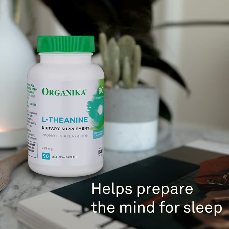 Foto 8 pulgar | Supplement Organika, L-teanina, Ayuda A La Relajación, 90 Cápsulas - Venta Internacional.