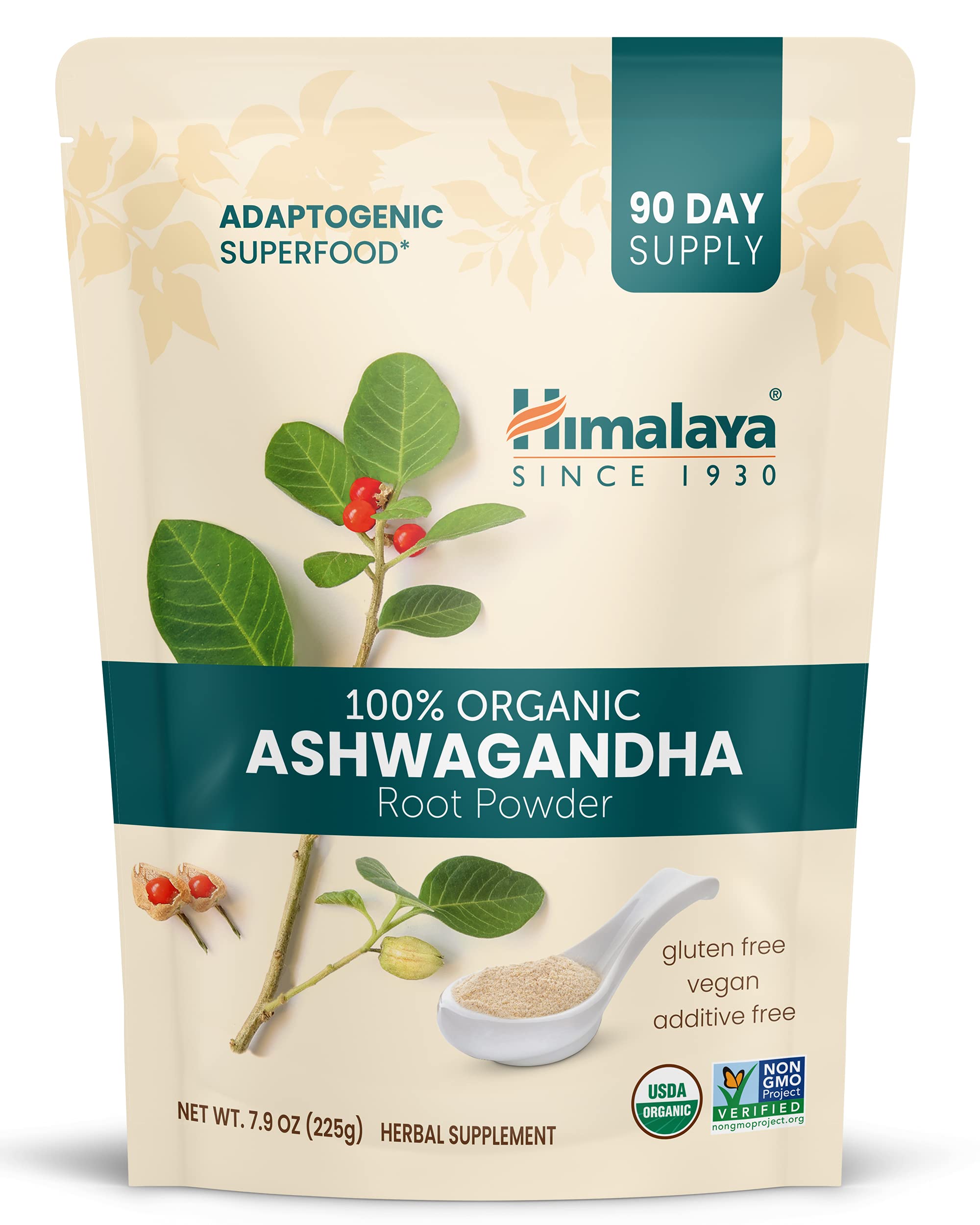 Suplemento De Ashwagandha Orgánico Himalaya En Polvo 230 Ml - Venta Internacional.