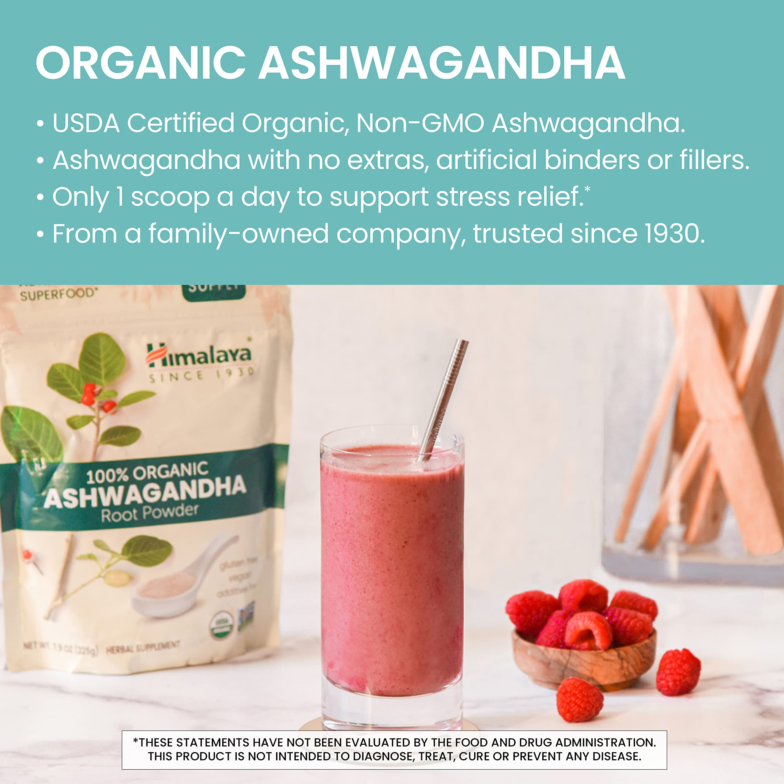 Foto 4 pulgar | Suplemento De Ashwagandha Orgánico Himalaya En Polvo 230 Ml - Venta Internacional.