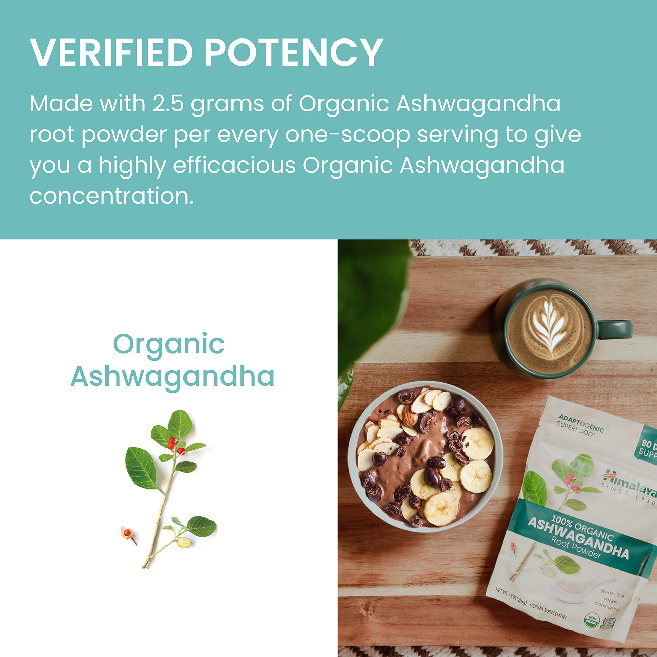 Foto 7 pulgar | Suplemento De Ashwagandha Orgánico Himalaya En Polvo 230 Ml - Venta Internacional.