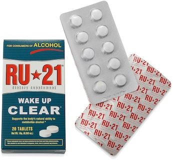 Foto 2 | Paquete De 20 Píldoras De Suplemento Dietético Ru-21 Para Consumidores De Alcohol - Venta Internacional.