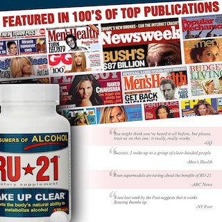 Foto 6 | Paquete De 20 Píldoras De Suplemento Dietético Ru-21 Para Consumidores De Alcohol - Venta Internacional.