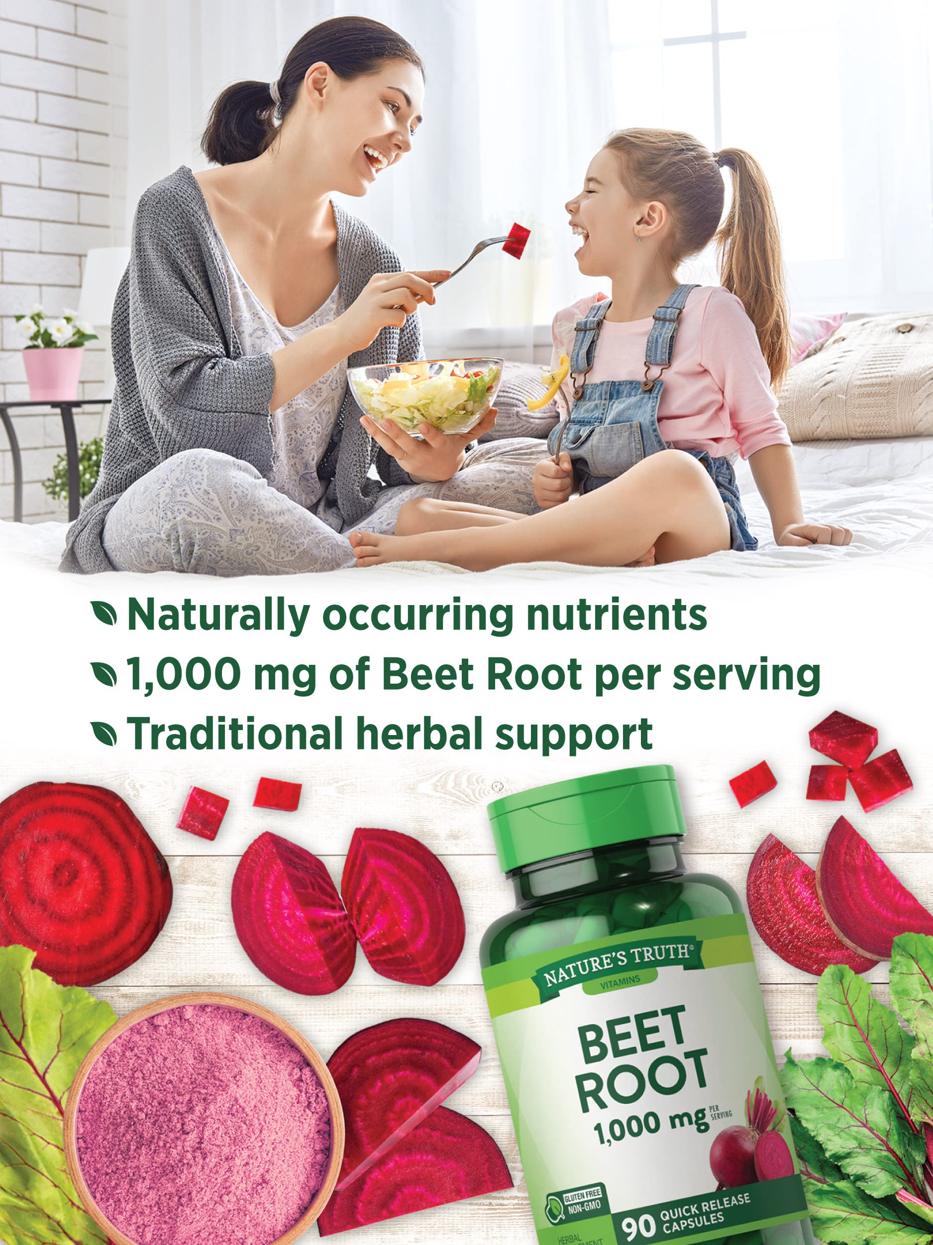 Foto 4 | Suplemento Nature's Truth, Cápsulas De Raíz De Remolacha, 1000 Mg, 90 Píldoras - Venta Internacional.