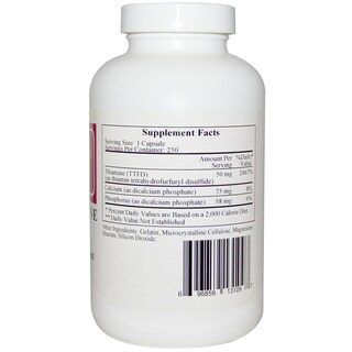 Foto 2 | Suplemento Ecological Formulas, Alitiamina, 50 Mg, 60 Cápsulas - Venta Internacional.