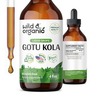 Foto 1 | Suplemento De Extracto De Centella Asiática Silvestre Y Orgánico De 120 Ml Para El Cerebro - Venta Internacional.