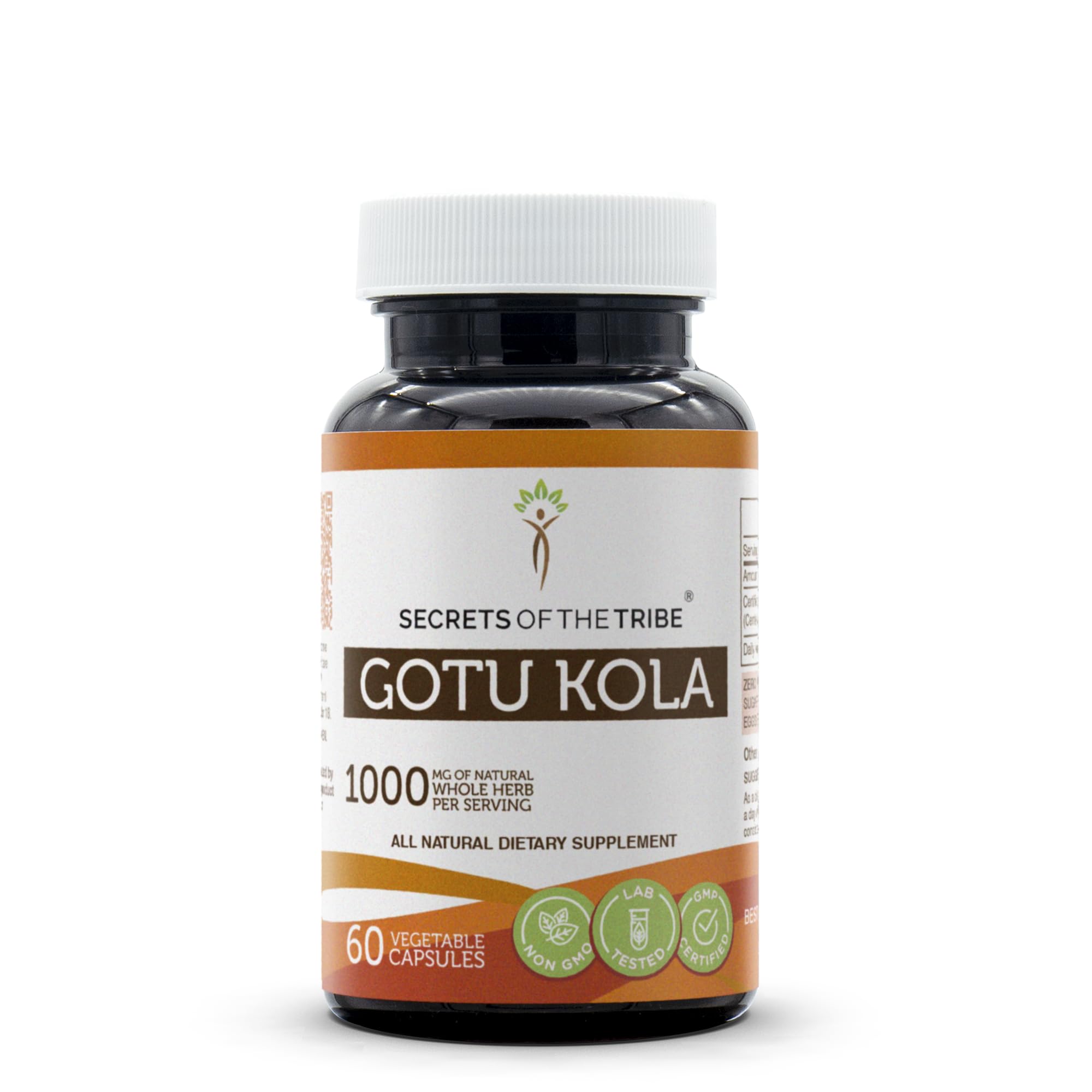 Foto 2 pulgar | Suplemento Secrets Of The Tribe Gotu Kola 60 Cápsulas - Venta Internacional.