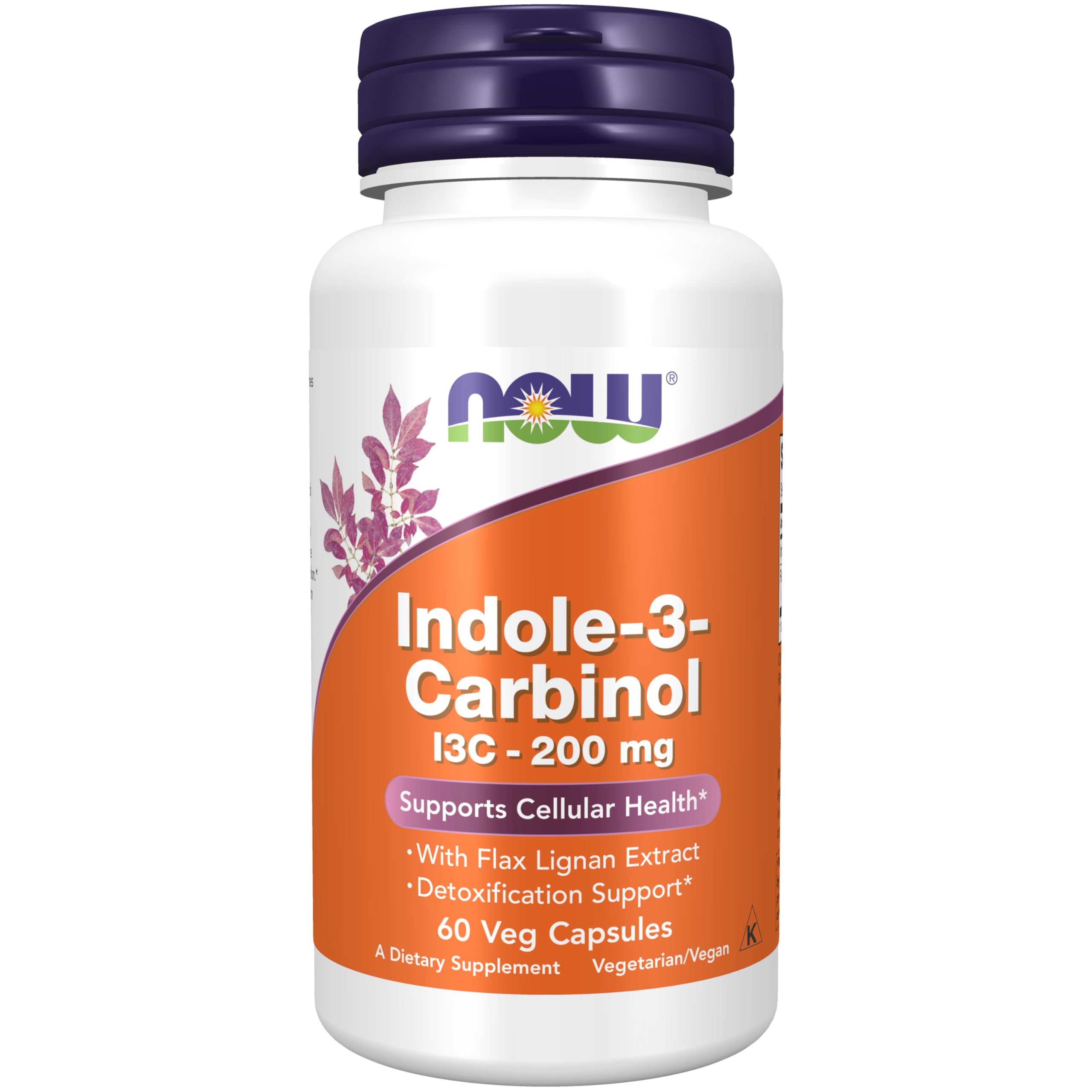 Foto 2 pulgar | Suplemento De 200 Mg De Indol-3-carbinol De Now Foods Con Lignano De Lino - Venta Internacional.