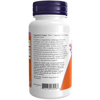 Foto 3 | Suplemento De 200 Mg De Indol-3-carbinol De Now Foods Con Lignano De Lino - Venta Internacional.