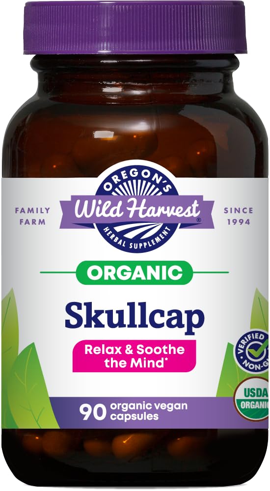 Foto 2 pulgar | Suplemento Organ's Wild Harvest Organic Skullcap 90 Cápsulas - Venta Internacional.