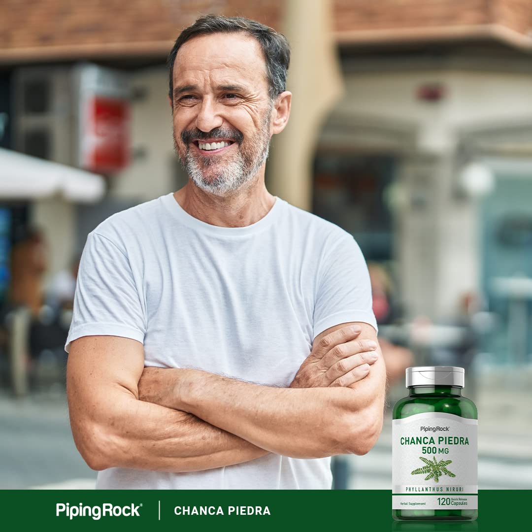 Foto 6 | Suplemento Piping Rock Chanca Piedra En Cápsulas, 500 Mg, 120 Unidades - Venta Internacional.