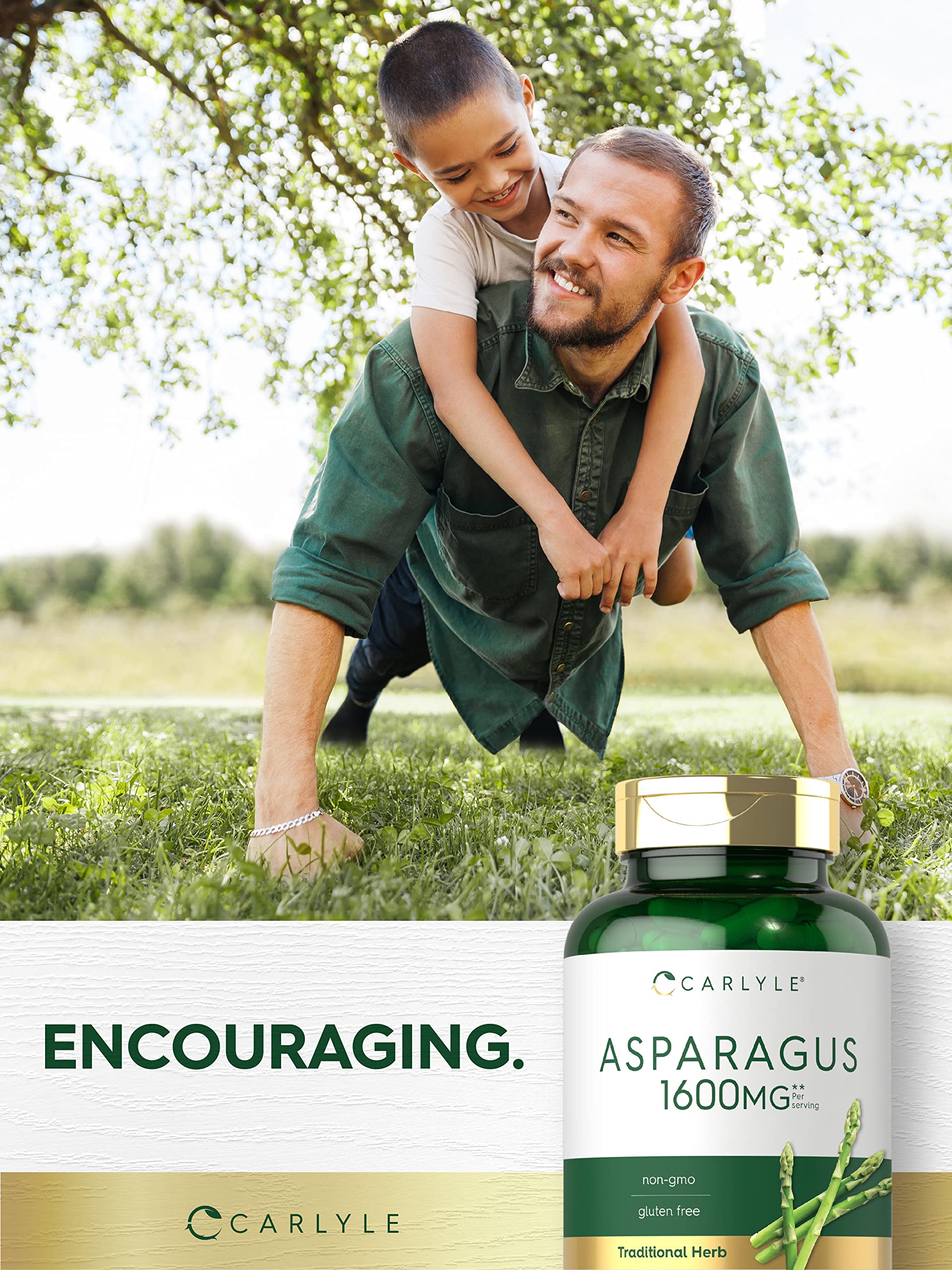 Foto 7 pulgar | Suplemento Carlyle Asparagus 1600 Mg 250 Cápsulas En Polvo - Venta Internacional.