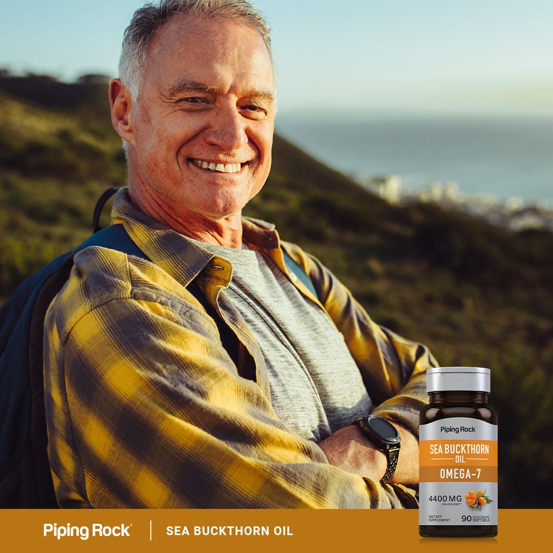 Foto 7 pulgar | Suplemento De Aceite De Espino Amarillo Piping Rock, 4400 Mg, 90 Cápsulas Blandas - Venta Internacional.