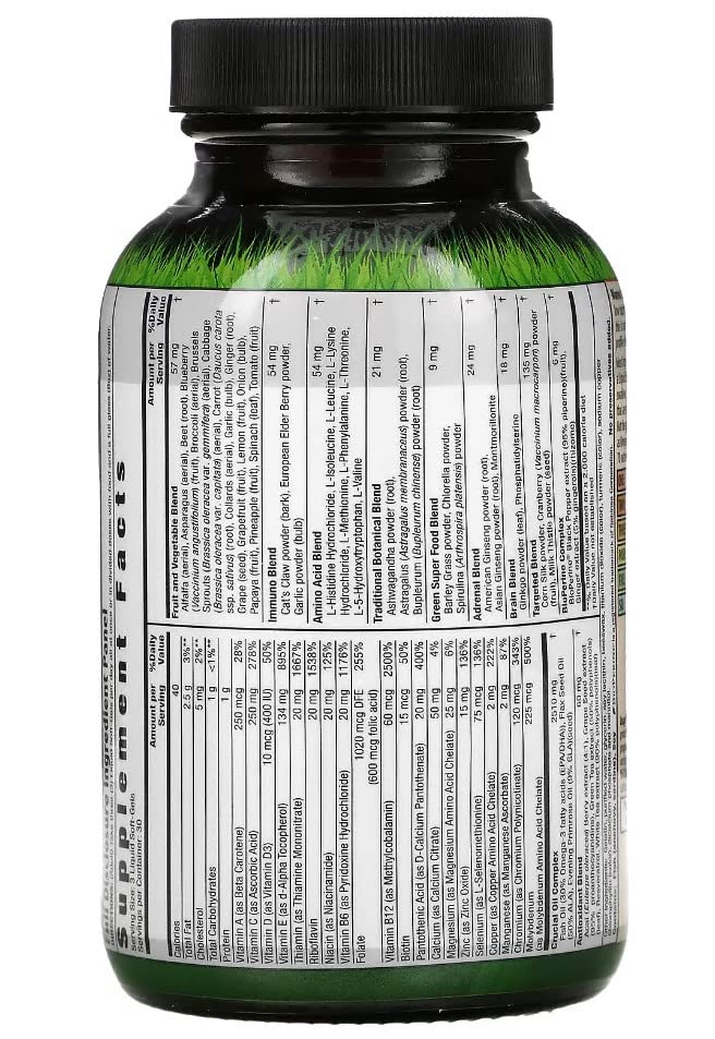 Foto 3 | Gel Líquido Multivitamínico Irwin Naturals Women's Living Green - Venta Internacional.