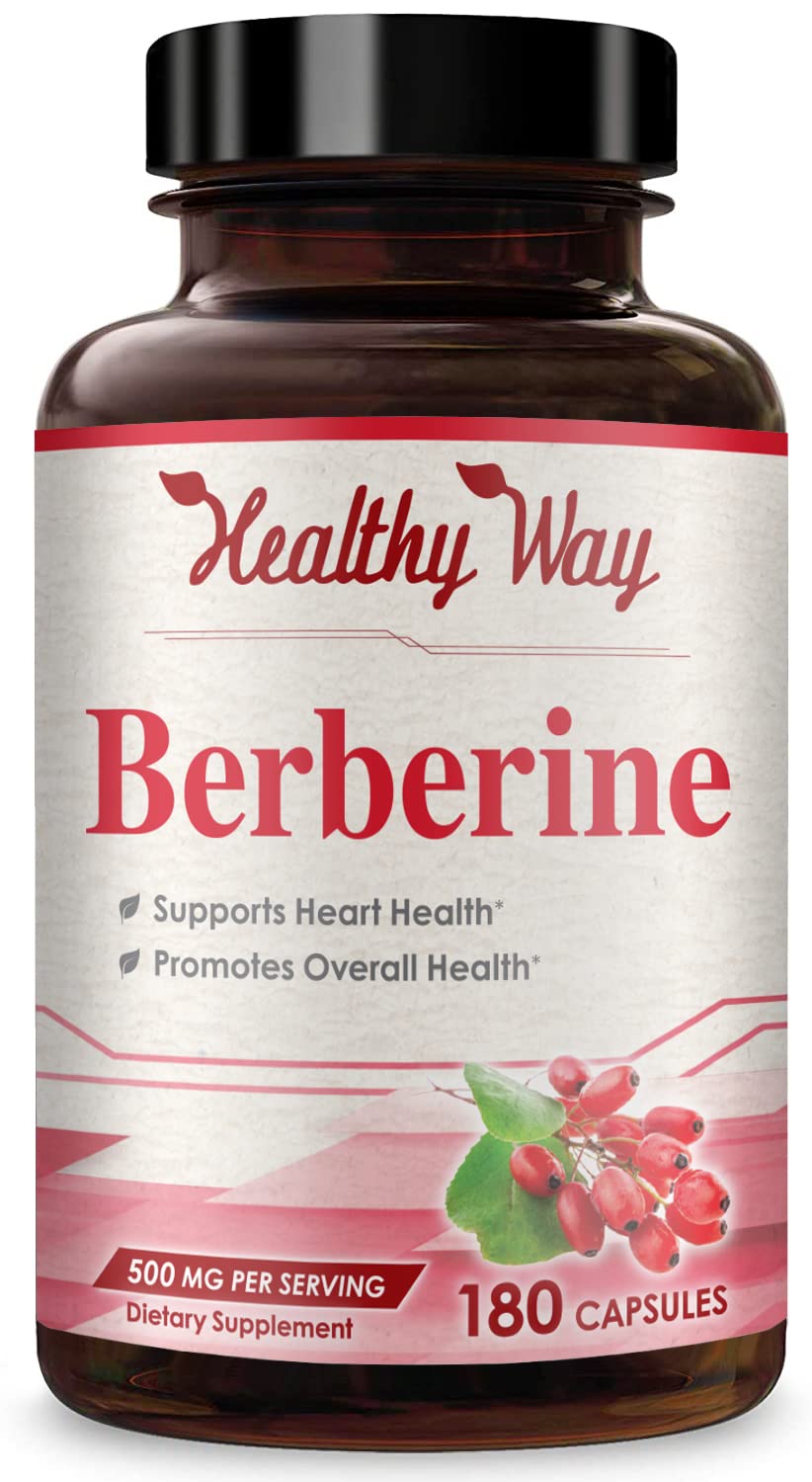 Foto 2 pulgar | Suplemento Healthyway Berberine 500 Mg 180 Cápsulas - Venta Internacional.