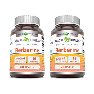 Foto 1 | Suplemento Amazing Formulas Berberine 1000 Mg 60 Cápsulas X 2 - Venta Internacional.