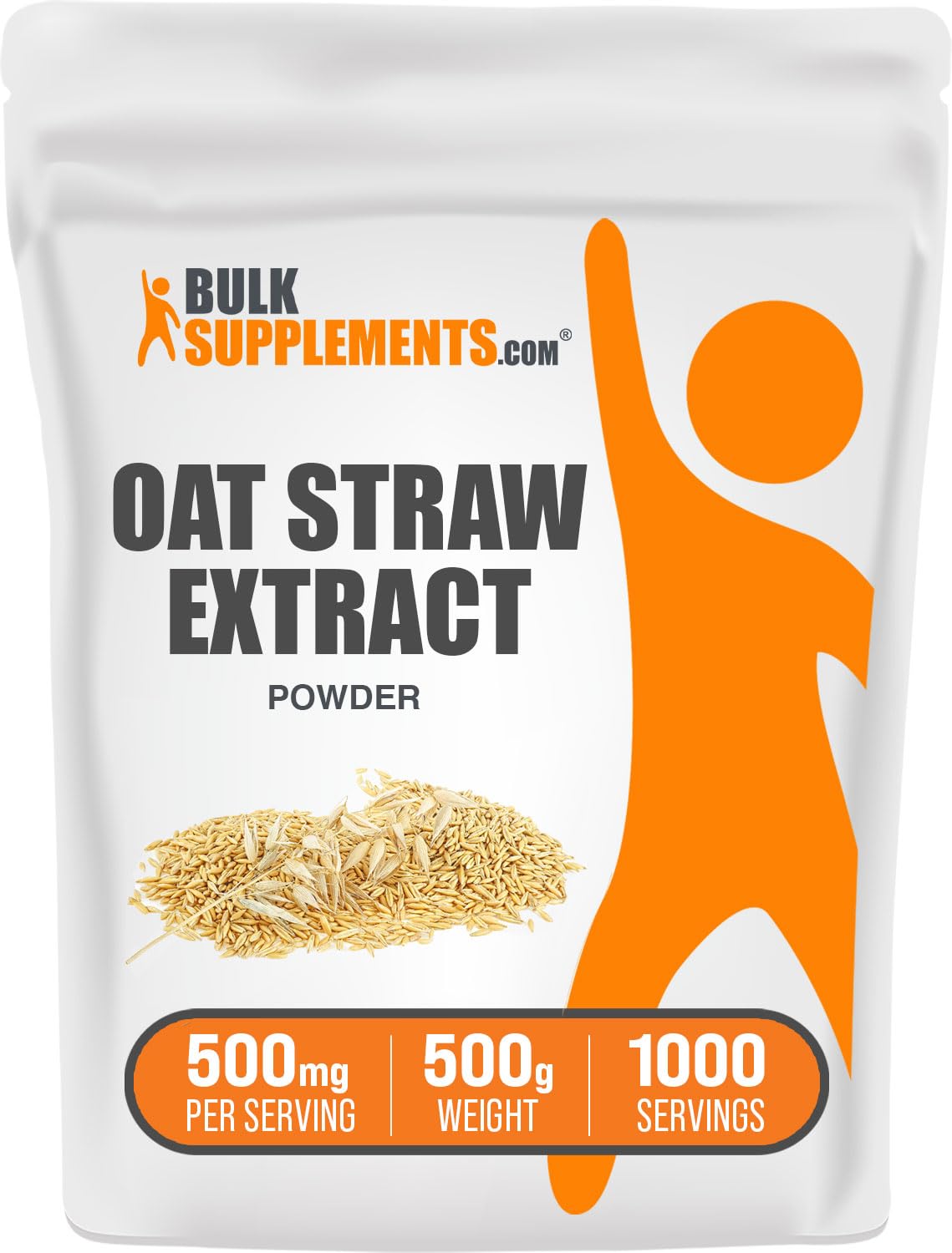 Foto 2 pulgar | Suplemento Bulksupplements.com Extracto De Paja De Avena En Polvo 500 G - Venta Internacional.