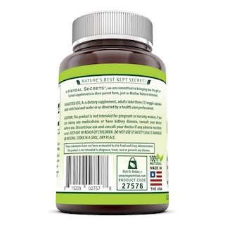 Foto 2 | Suplemento De Extracto De Semilla De Apio Herbal Secrets 1500 Mg 120 Cápsulas - Venta Internacional.