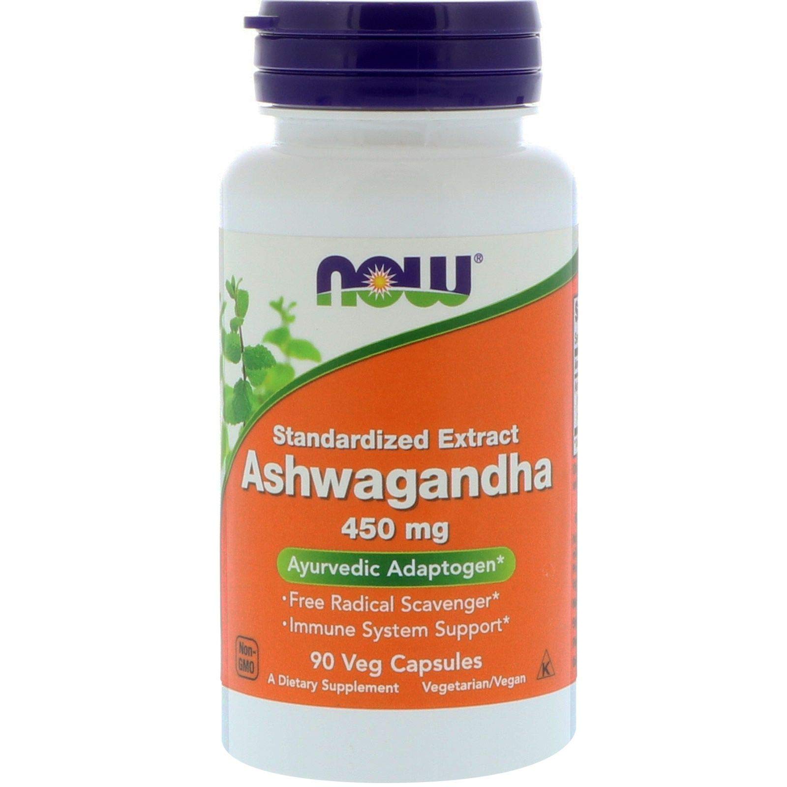 Foto 2 pulgar | Extracto Estandarizado De 450 Mg De Ashwagandha De Supplement Now Foods - Venta Internacional.