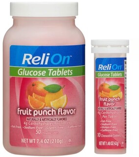 Foto 1 | Tabletas De Glucosa Relion 50 Tabletas Con Tubo Portátil + 10 Tabletas - Venta Internacional.