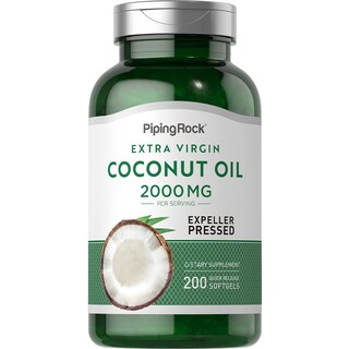 Foto 1 | Cápsulas De Gel Blando De Aceite De Coco Piping Rock, 2000 Mg, 200 Unidades - Venta Internacional.