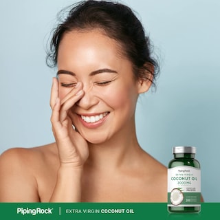 Foto 6 | Cápsulas De Gel Blando De Aceite De Coco Piping Rock, 2000 Mg, 200 Unidades - Venta Internacional.