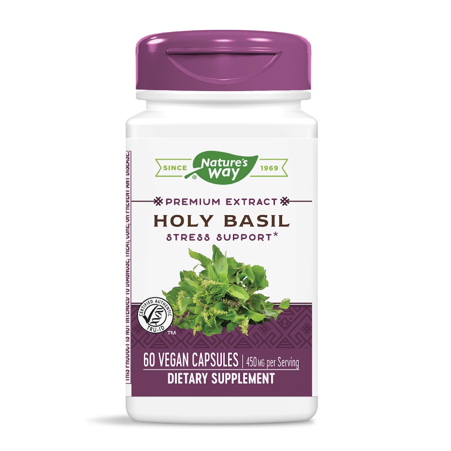 Foto 5 pulgar | Suplemento De Extracto Premium De Albahaca Sagrada De Nature's Way, 450 Mg - Venta Internacional.