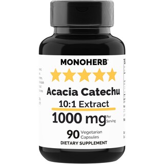 Foto 1 | Suplemento Monoherb Extracto De Acacia Catechu 1000 Mg 90 Cápsulas - Venta Internacional.