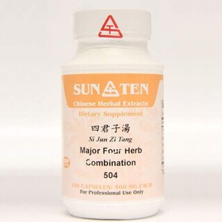 Foto 1 | Cápsulas Sun Ten Major, Combinación De Cuatro Hierbas, Si Jun Zi Tang - Venta Internacional.