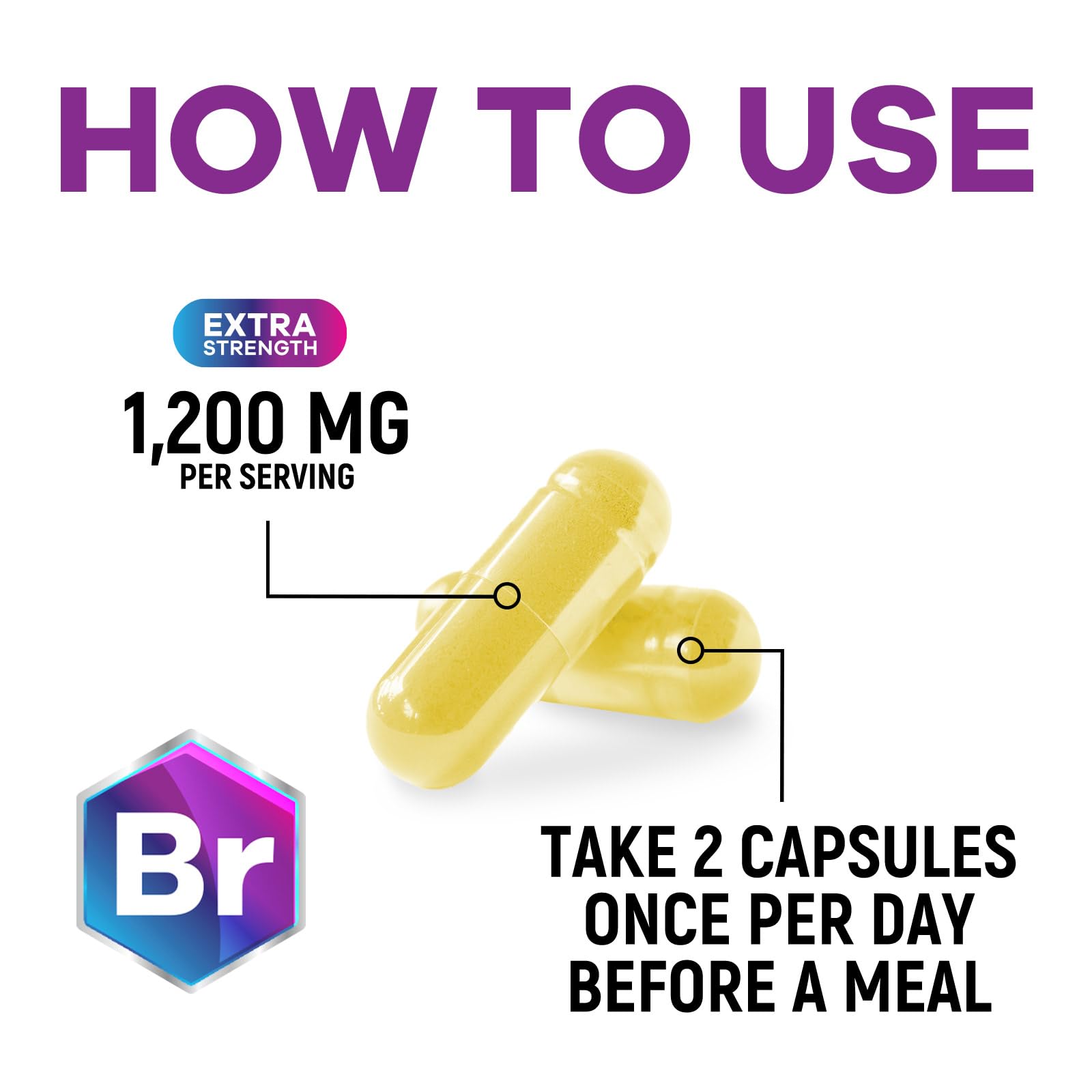 Foto 7 | Suplemento Nature's Nutrition Berberine Hcl 1200 Mg 120 Cápsulas - Venta Internacional.