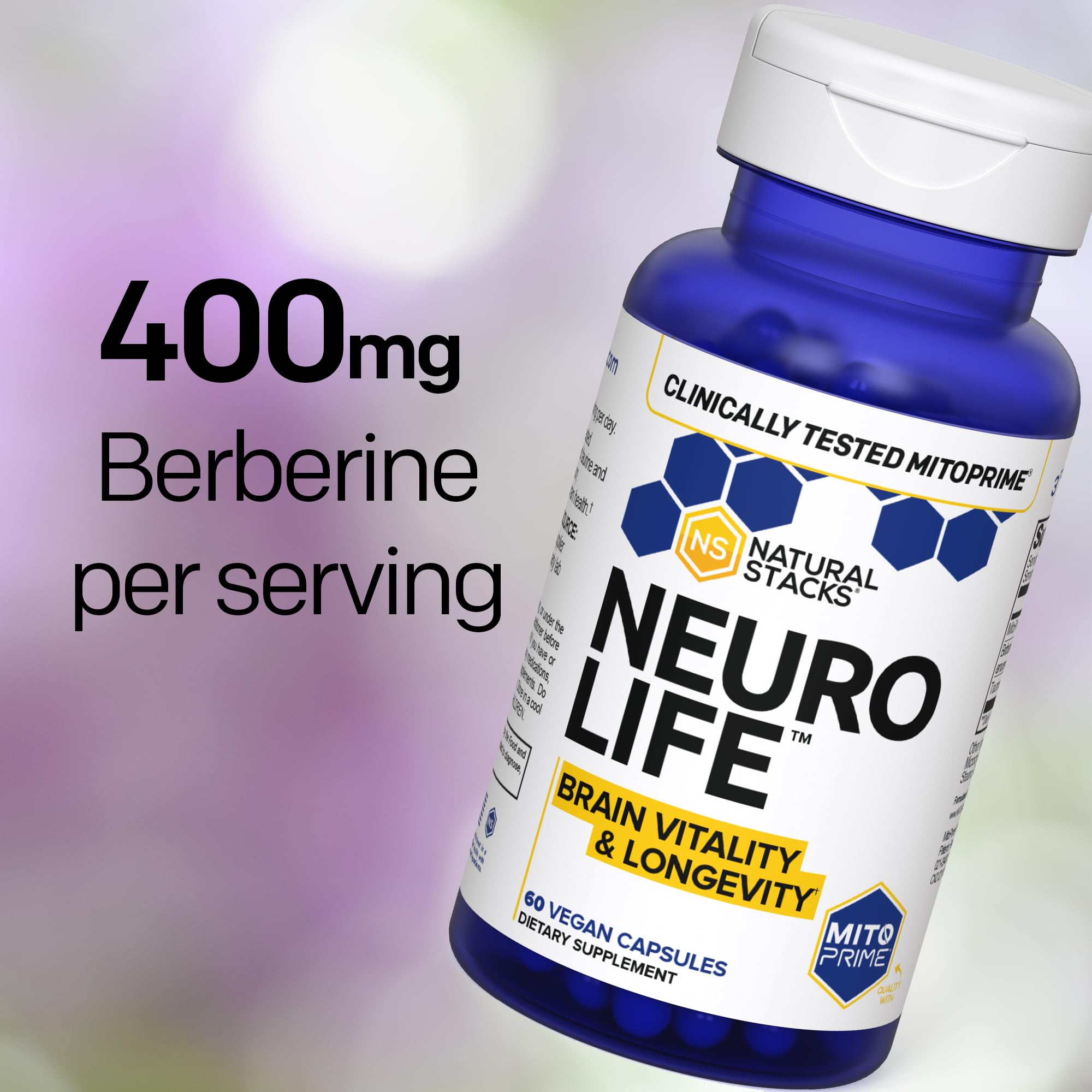 Foto 4 pulgar | Suplemento Natural Stacks Neurolife Brain 60 Cápsulas - Venta Internacional.