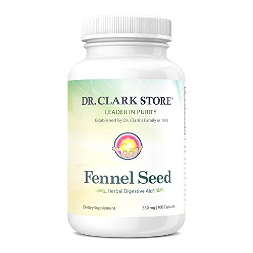 Foto 1 | Suplemento Dr. Clark Store De Semillas De Hinojo 550 Mg 100 Cápsulas - Venta Internacional.