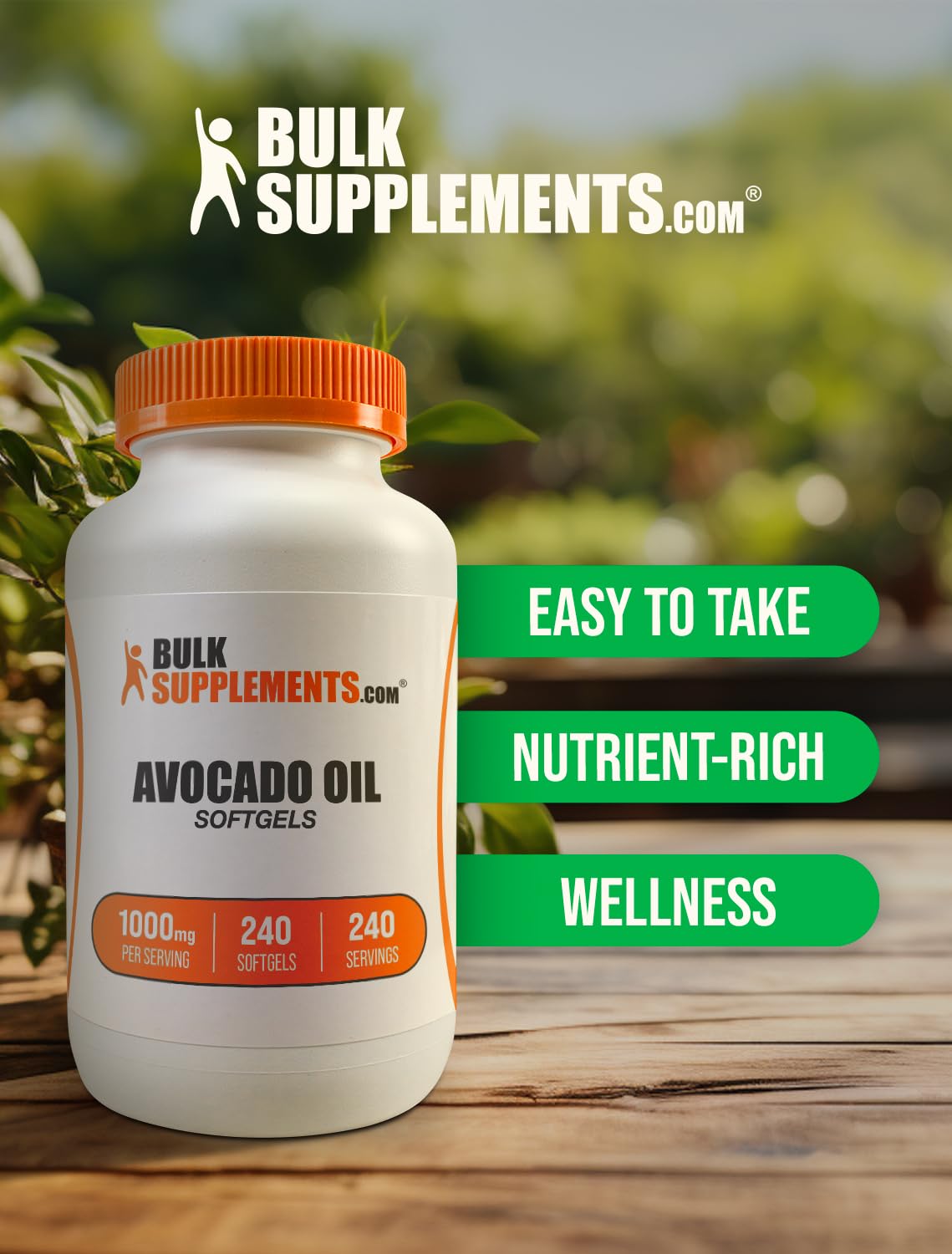 Foto 6 pulgar | Suplemento Bulksupplements.com Cápsulas Blandas De Aceite De Aguacate De 1000 Mg - Venta Internacional.