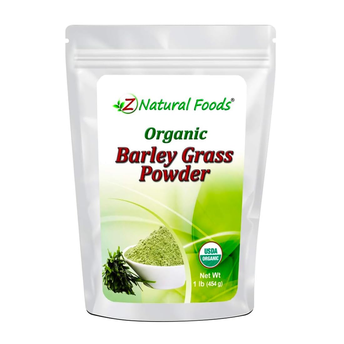 Foto 1 | Hierba De Cebada Orgánica En Polvo Z Natural Foods 454 G - Venta Internacional.