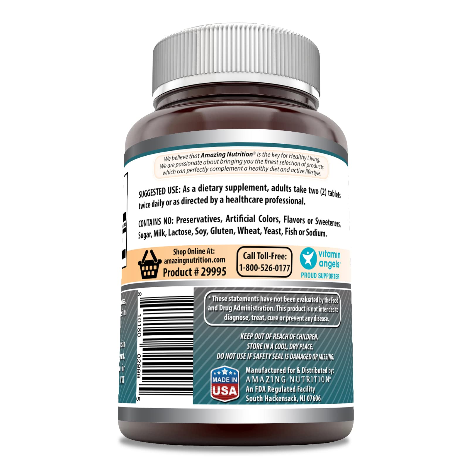 Foto 3 pulgar | Suplemento Amazing Formulas L Citrulline 2000 Mg 120 Comprimidos - Venta Internacional.