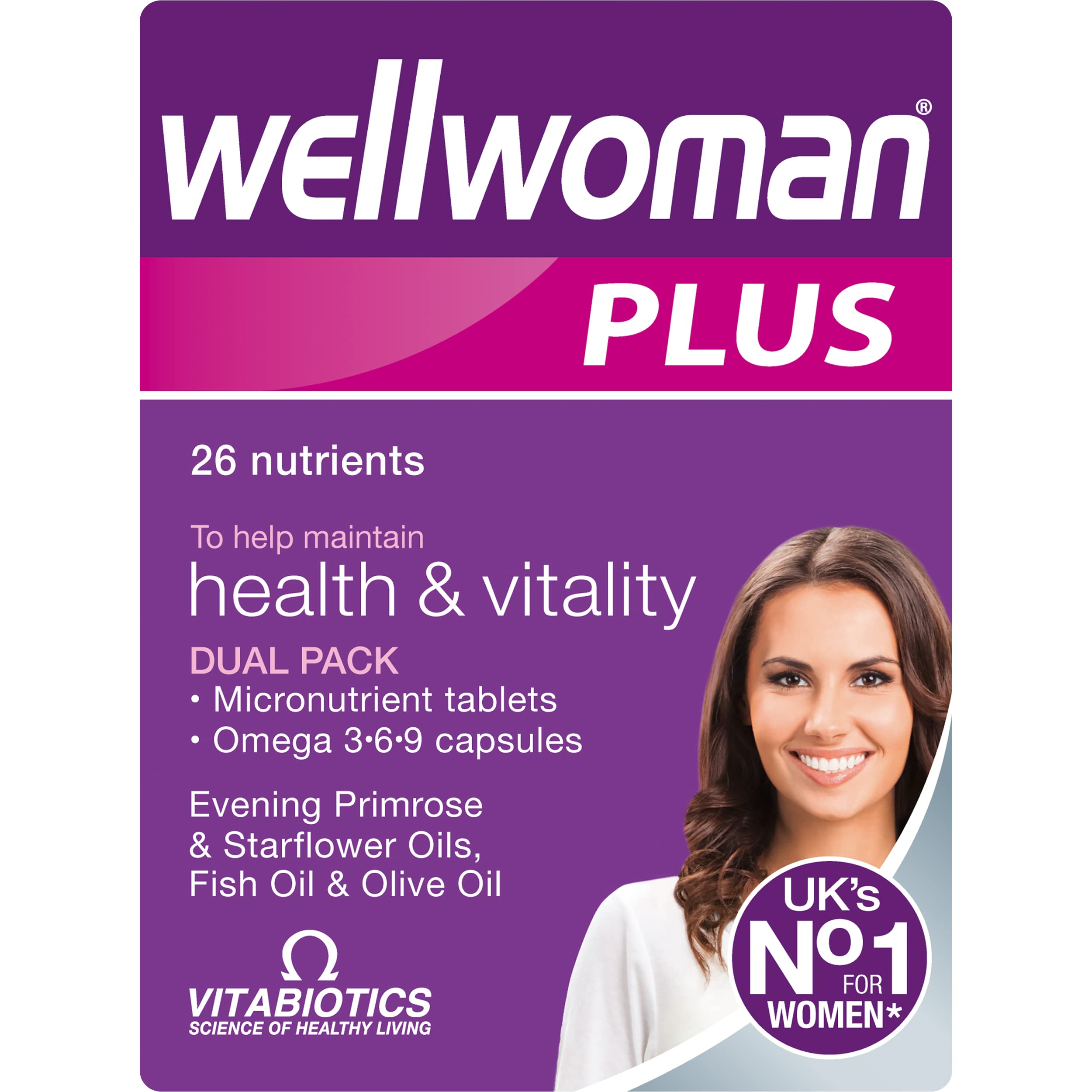 Foto 1 | Suplemento Vitabiotics Wellwoman Plus Tablets 56 Cápsulas - Venta Internacional.