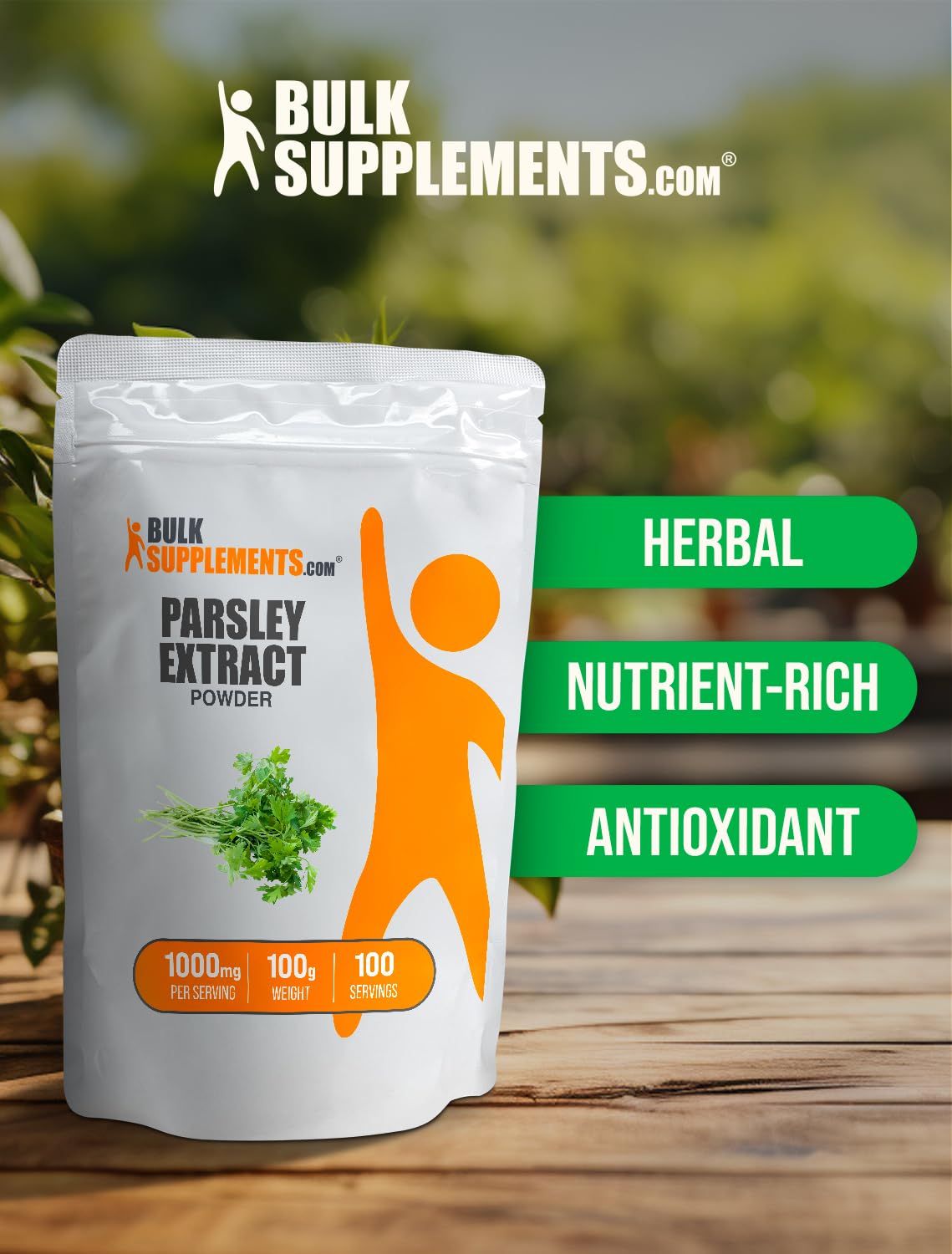 Foto 6 pulgar | Suplemento Bulksupplements.com Extracto De Perejil En Polvo 100 G - Venta Internacional.