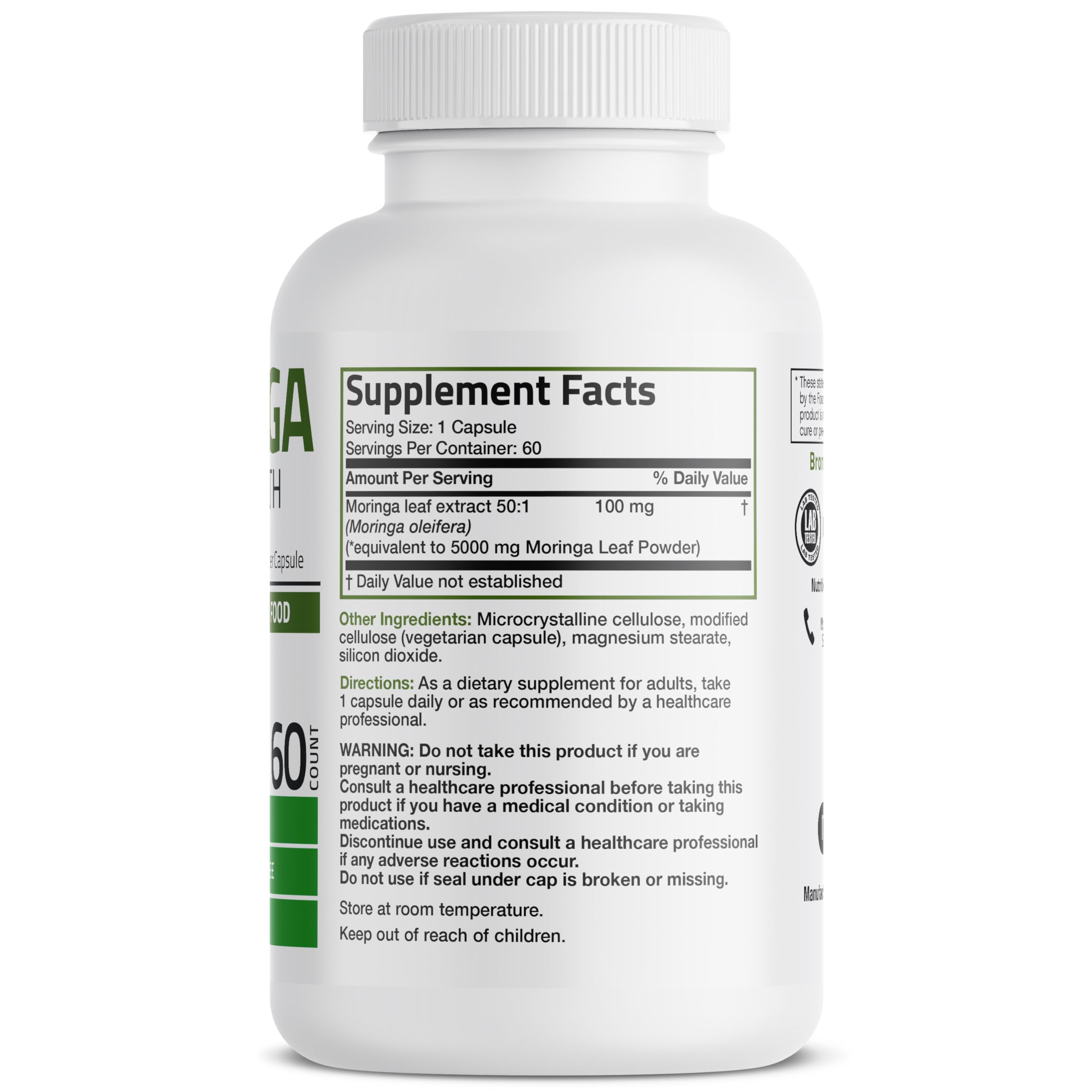 Foto 2 | Suplemento Bronson Morgina Extra Strength 60 Cápsulas - Venta Internacional
